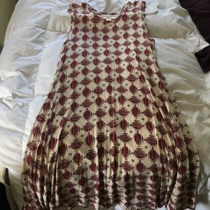 Long patterned dress